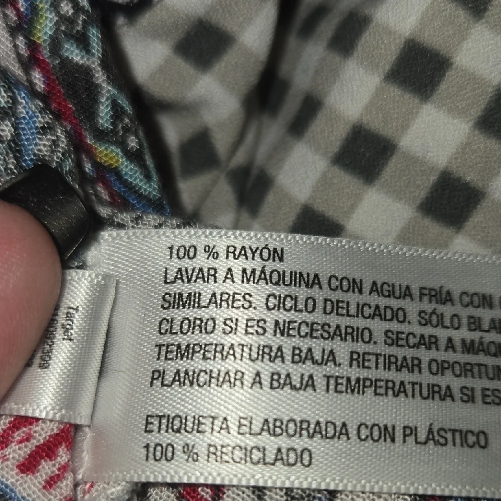 Knox Rose Red and Blue Patterned Dress - Picture 6 of 7